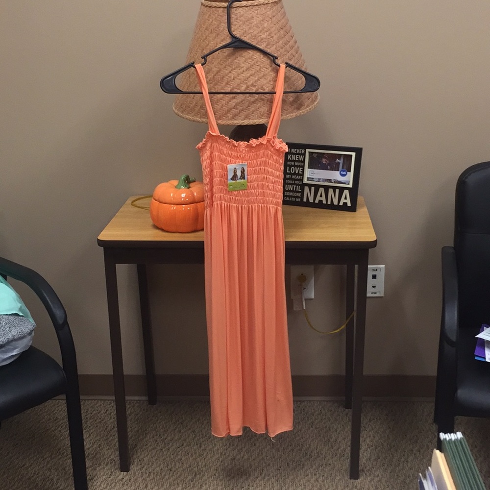 Lightweight pale orange/peach dress